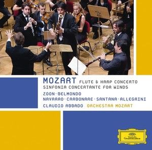 W.A.MOZART: Concerto for flute, harp and orchestra